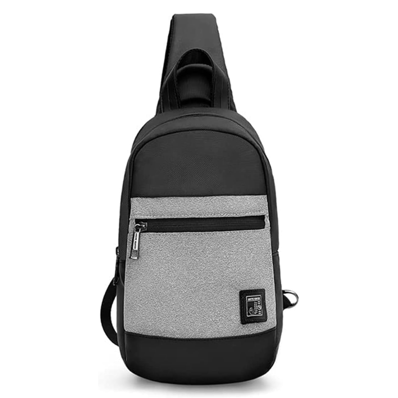 Arctic Hunter XB00060 Crossbody Sling Bag 7.9-inch - Light Grey