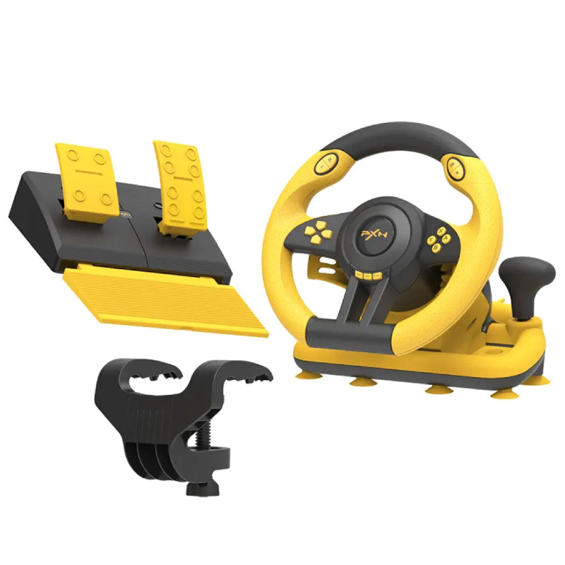 PXN V3 PRO Racing Wheel B-V3PRO-V02-2401 - Yellow Black