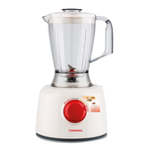 TORNADO Food Processor 1000 Watt 1.2 Liter Bowl 1 Liter Blender - White 