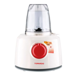 TORNADO Food Processor 1000 Watt 1.2 Liter Bowl 1 Liter Blender - White 