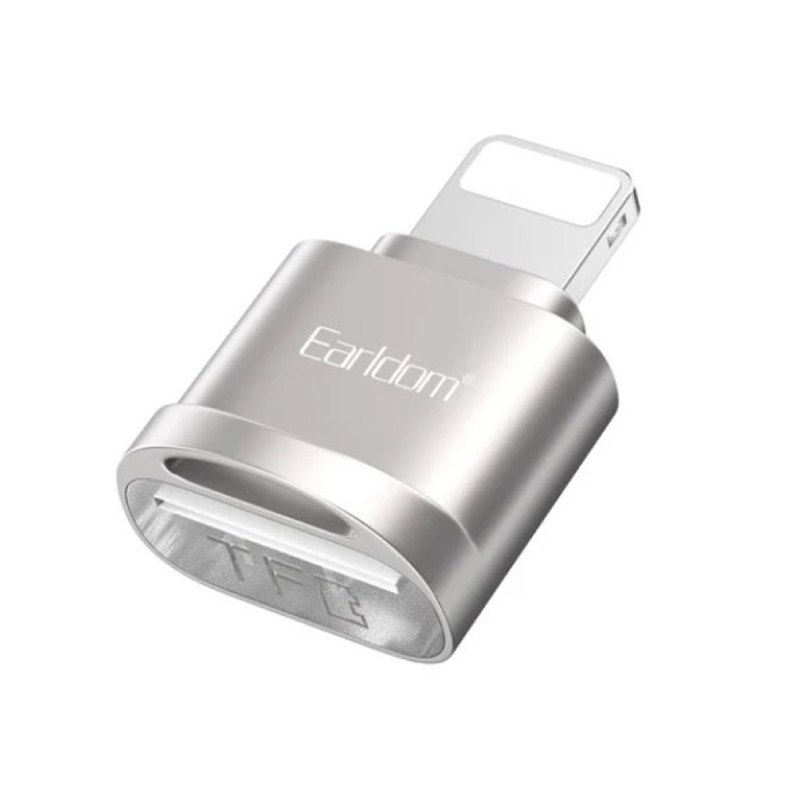 Earldom RAM Reader to Lightning Converter, ET-OT94L - Silver 