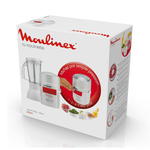 Moulinex La Moulinette Blender With Chopper 800 Watt, AR6801EG - White 