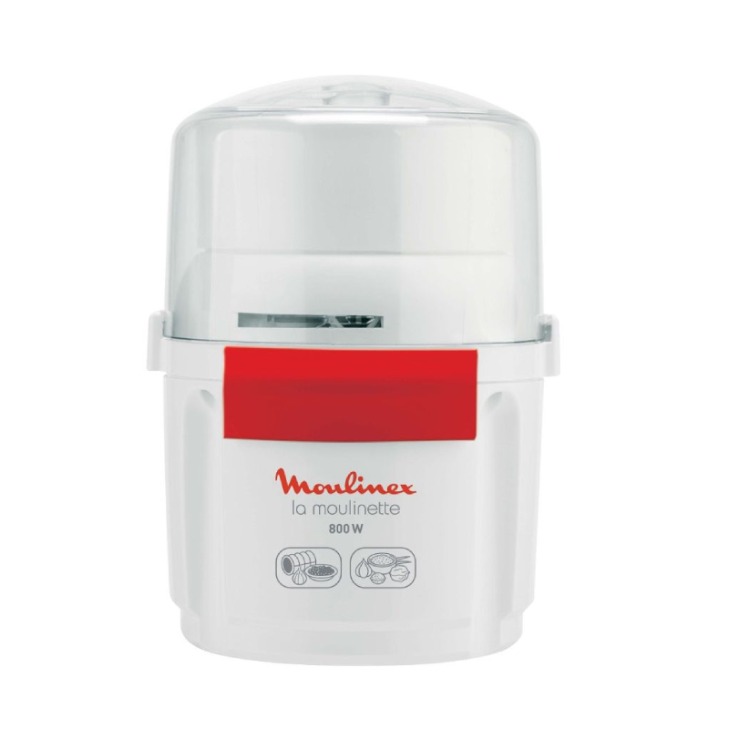 Moulinex La Moulinette Mini Chopper, 800 Watt, AD5601EG - White 