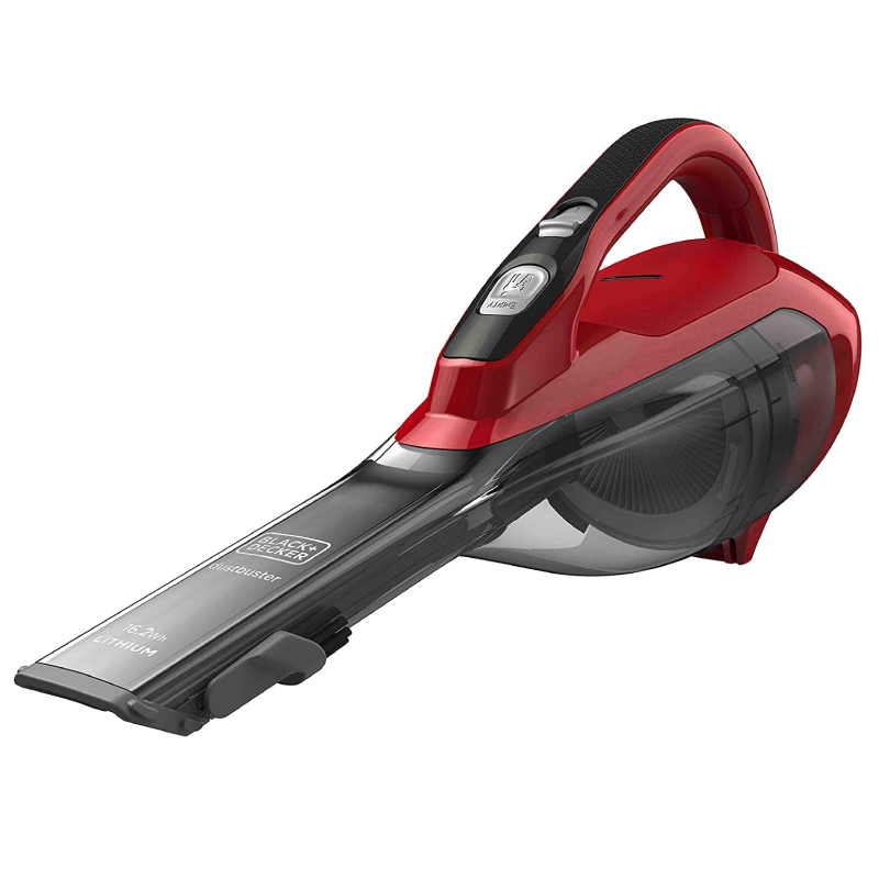 Black & Decker Vacuum Cleaner Cordless Handheld, DVA315J - Red