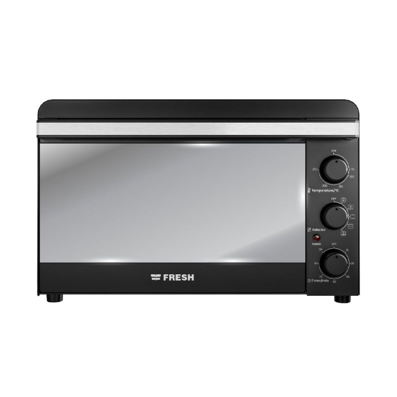 Fresh Cosmos Oven 48 Liters with Grill and Fan - Black