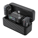 Boya BOYAMIC 2-02 AI-Powered Mini 2.4GHz Wireless Microphone System - Black