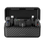 Boya BOYAMIC 2-02 AI-Powered Mini 2.4GHz Wireless Microphone System - Black