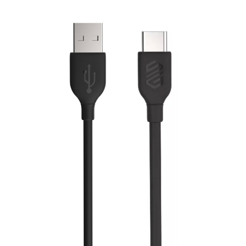 Smart Gate Cable braided USB-A to USB-C Fast 1m - Black