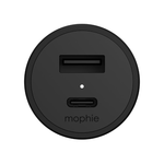Mophie Car Power Adapter USB 24 pin USB-C 42W - Black