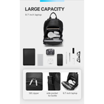 Bange BG 77120 High Quality Multifunctional Crossbody Men Shoulder Waterproof Sling - Black