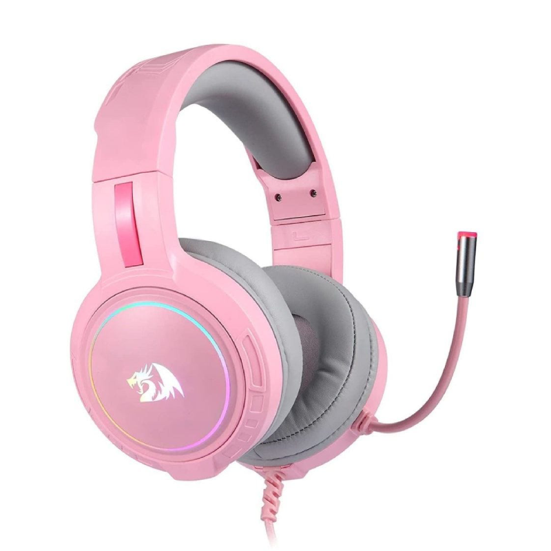 Redragon H270 Mento RGB Gaming Headset - Pink