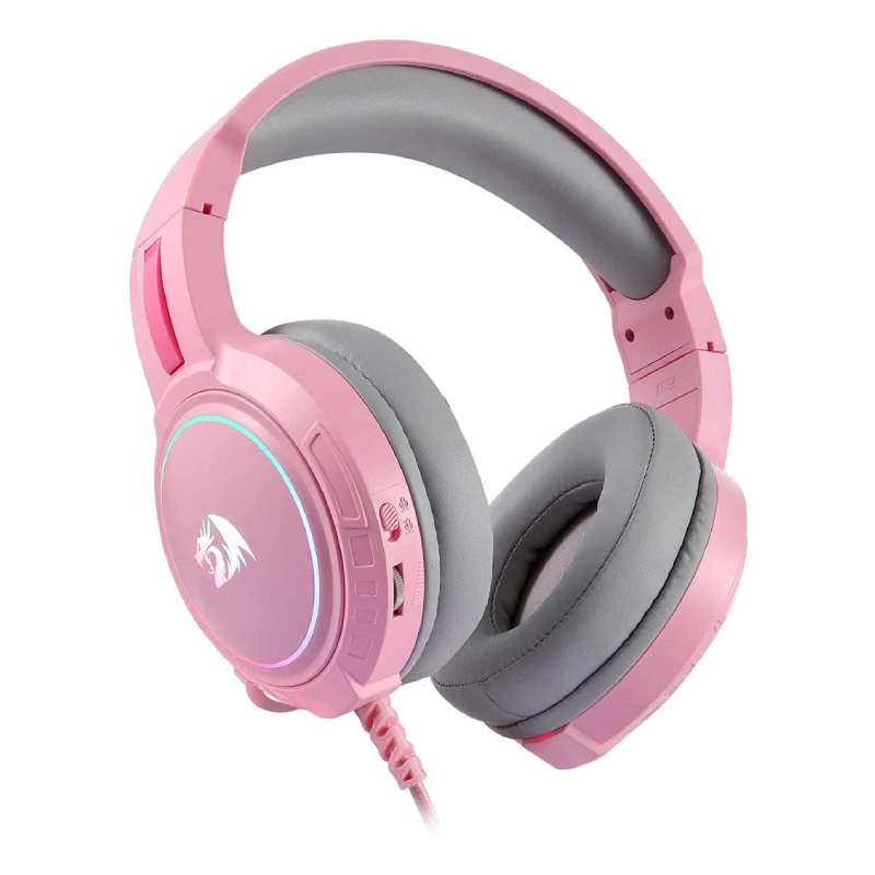 Redragon H270 Mento RGB Gaming Headset - Pink