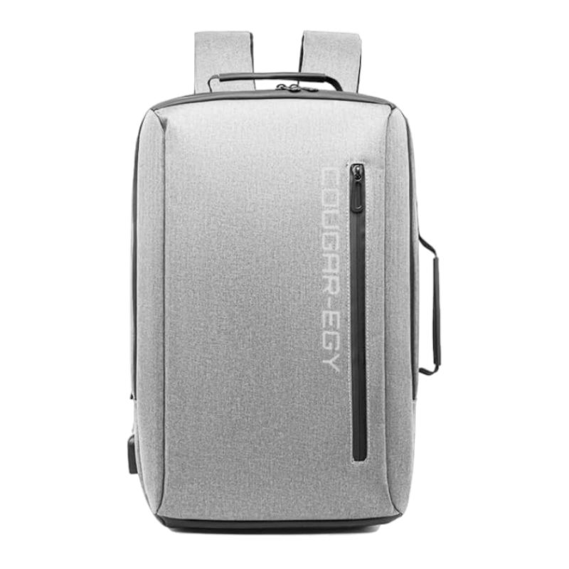 Cougar 8008 Laptop Backpack, 15.6 Inches, Waterproof - Grey