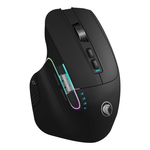 Cobraa TM-Master Black Rechargeable tri-mode Bluetooth/Wireless Mouse - Black