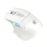 Cobraa TM-Master Black Rechargeable tri-mode Bluetooth/Wireless Mouse - White