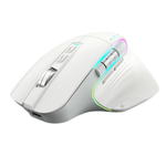 Cobraa TM-Master Black Rechargeable tri-mode Bluetooth/Wireless Mouse - White