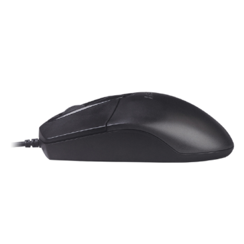 A4Tech OP-720S Wired Silent Click Mouse - Black