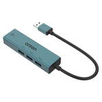 Onten USB3.0 to 3-Port Hub with Gigabit Ethernet Adapter, OTN-5220 - Green 