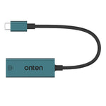 Onten OTN-9598 USB-C to Gigabit Ethernet Adapter - Green 
