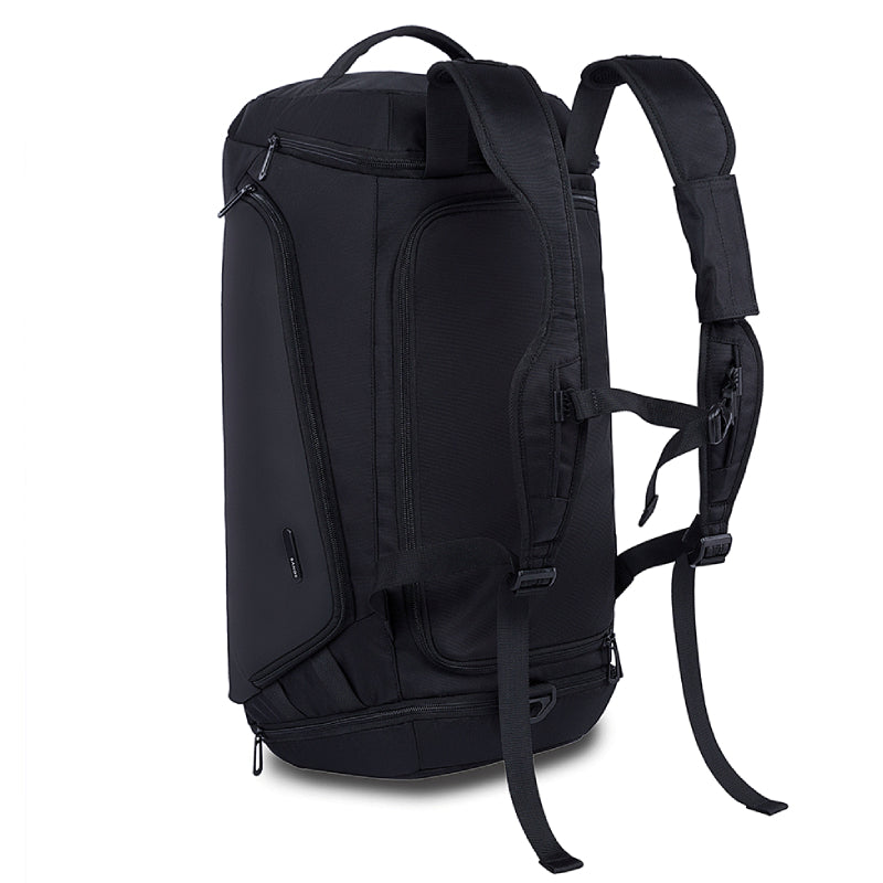 Bange BG-1917 Duffle Bag 2-Way Carrying Multi-function Travel Backpack - Black