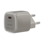 WiWU Jello Wi-U017 30W Power GaN Fast Charger With EU Plug - White