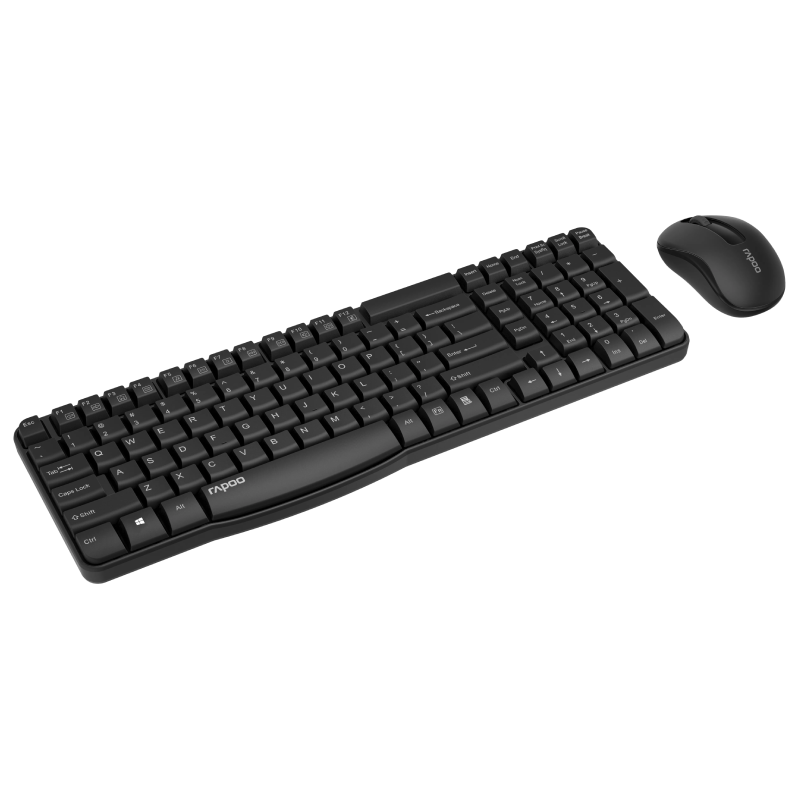 Rapoo X1800S Wireless Keyboard and Mouse Combo - Black