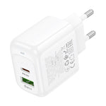 Hoco CS55A USB-C Fast Travel Charging Adapter 30W USB-PD-C - White