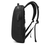 Bange 7225 Waterproof Unisex Travel Laptop Backpack with USB Charging 15.6 inch - Black
