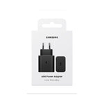 Samsung 60W (2 Pin) Power Adapter , PD , EP-T6010, USB-C Port - Black