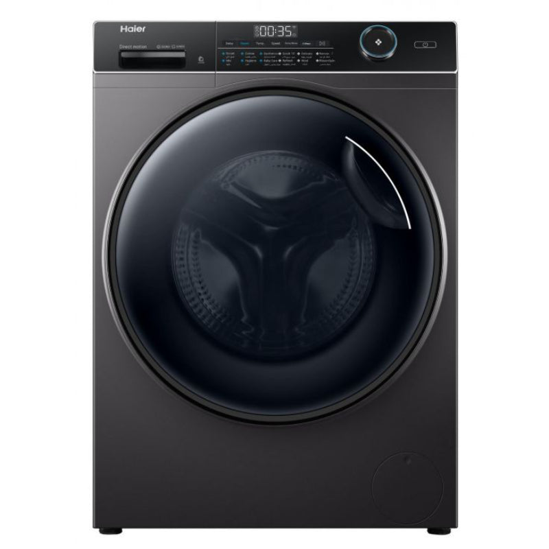 Haier Washing Machine Front Load 8Kg With Inverter Technology, HW80-B14959S8TU1 - Dark Silver