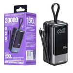 Remax RPP- 59 Power Bank Fast Charging Dinba Series 20000mAh (PD 65W+QC 60W) - Black