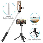 General R1S Selfie Stick Tripod Foldable - Black