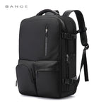 Bange 1800 polyester unisex travel backpacks laptop waterproof - Black