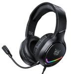Onikuma X31 RGB Wired Gaming Headset with Noise Cancelling Microphone - Black