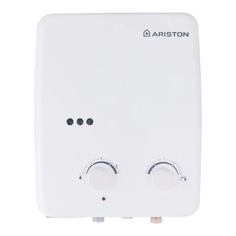 Ariston Gas Water Heater, 6 Liter, Natural Gas - White
