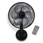 Tefal Silence Force Wall Fan With Remote Control, 16 Inch, 3 Speeds, VG4151EE - Black