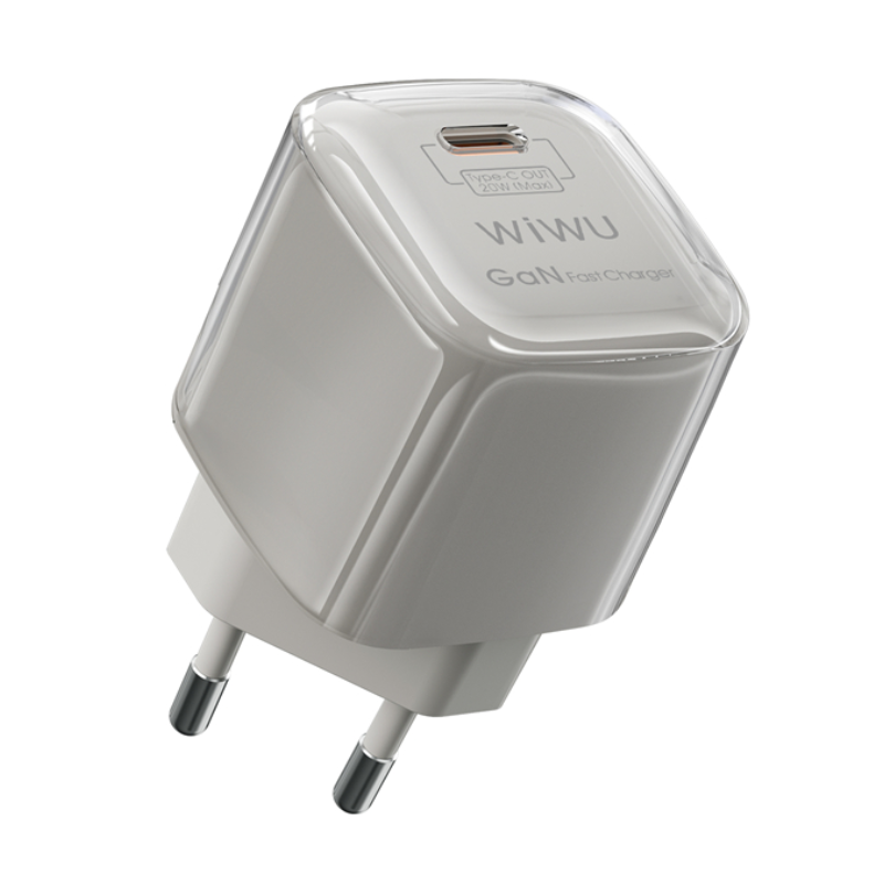 WiWU Jello 20W PD GaN Fast Charger Wi-U016 - White