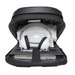 Bange 7225 Waterproof Unisex Travel Laptop Backpack with USB Charging 15.6 inch - Black