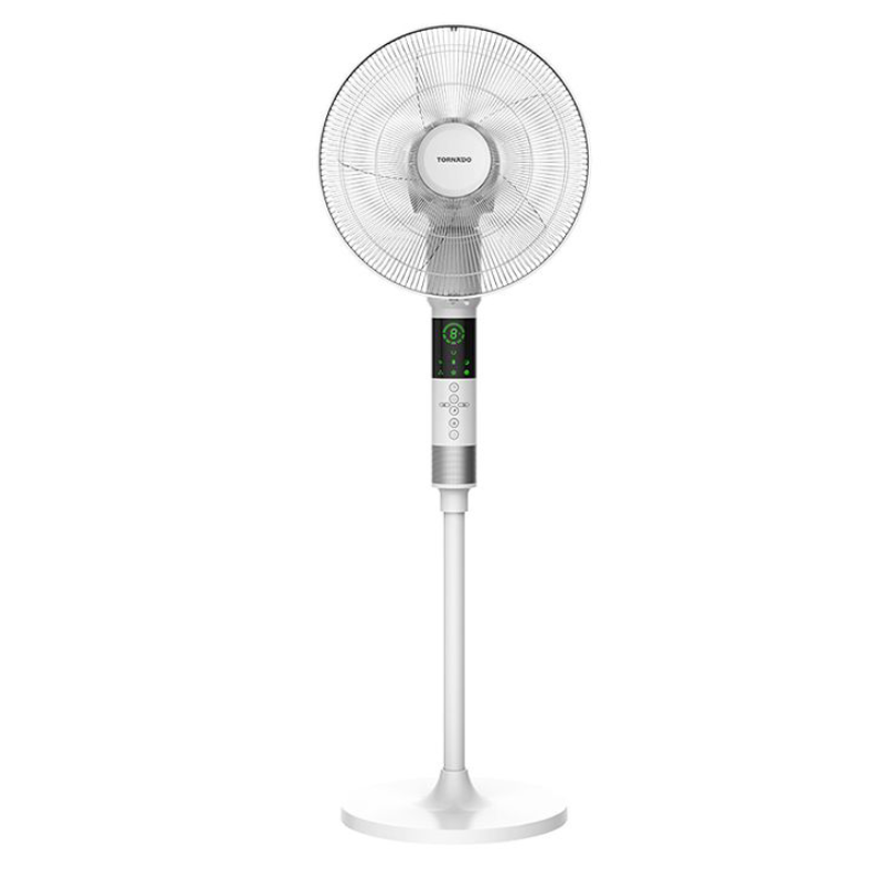 Tornado Stand Fan 16 Inch 5 Blades Remote, EFS-360/903GW - White