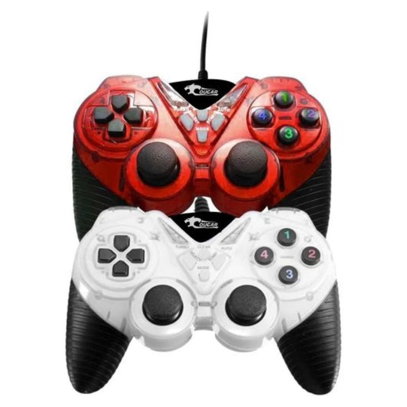 Cougar Game pad Double turbo 9082 Red and White