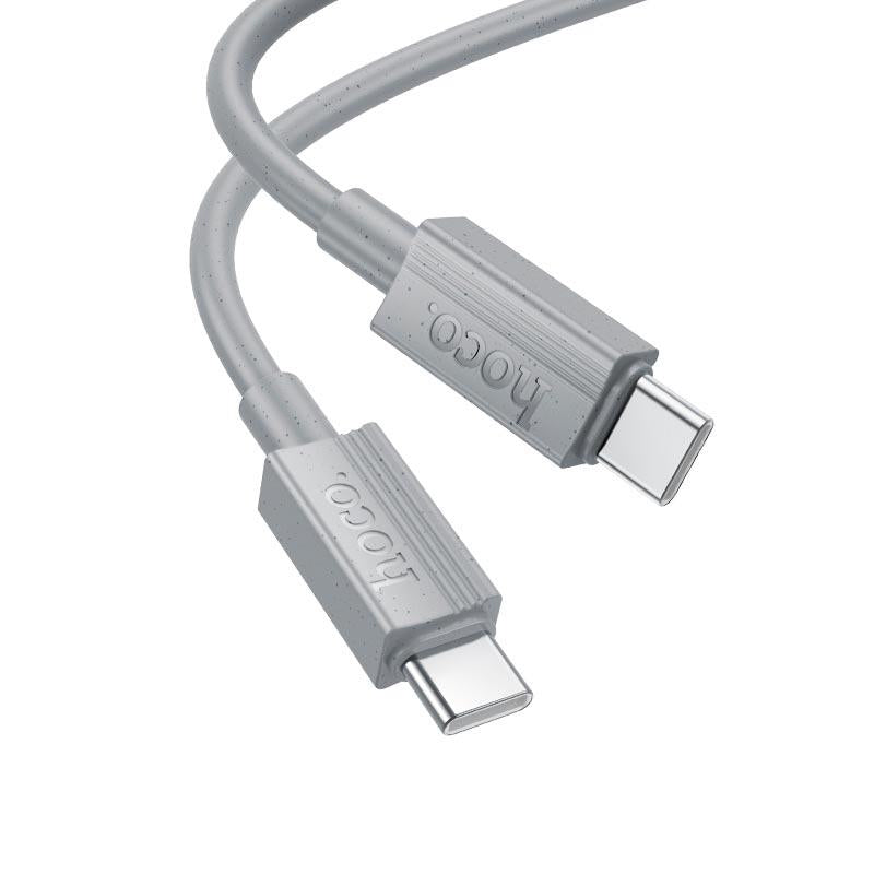 Hoco Cable X107 Favor Type-C To Type-C 60W 1M - Gray