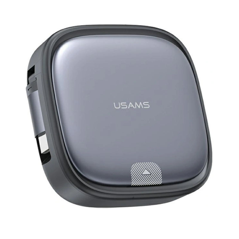 Usams US-SJ650 60W Fast Charging Cable with Multifunctional Storage Set Box - Black