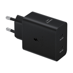 Samsung 50W Power Adapter Duo With Cable Type-C To Type-C, 1.8M - Black 