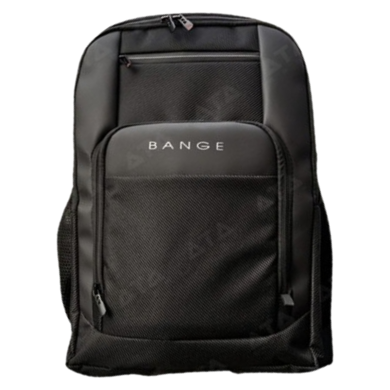 ATA Bange 018  Laptop Backpack 15.6 inch Large Capacity USB Charging Port Waterproof - Black 
