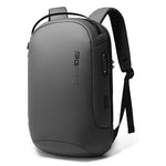 Bange 7225 Waterproof Unisex Travel Laptop Backpack with USB Charging 15.6 inch - Dark Gray