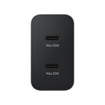 Samsung 50W Power Adapter Duo With Cable Type-C To Type-C, 1.8M - Black 