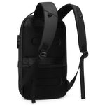 Bange 7225 Waterproof Unisex Travel Laptop Backpack with USB Charging 15.6 inch - Dark Gray