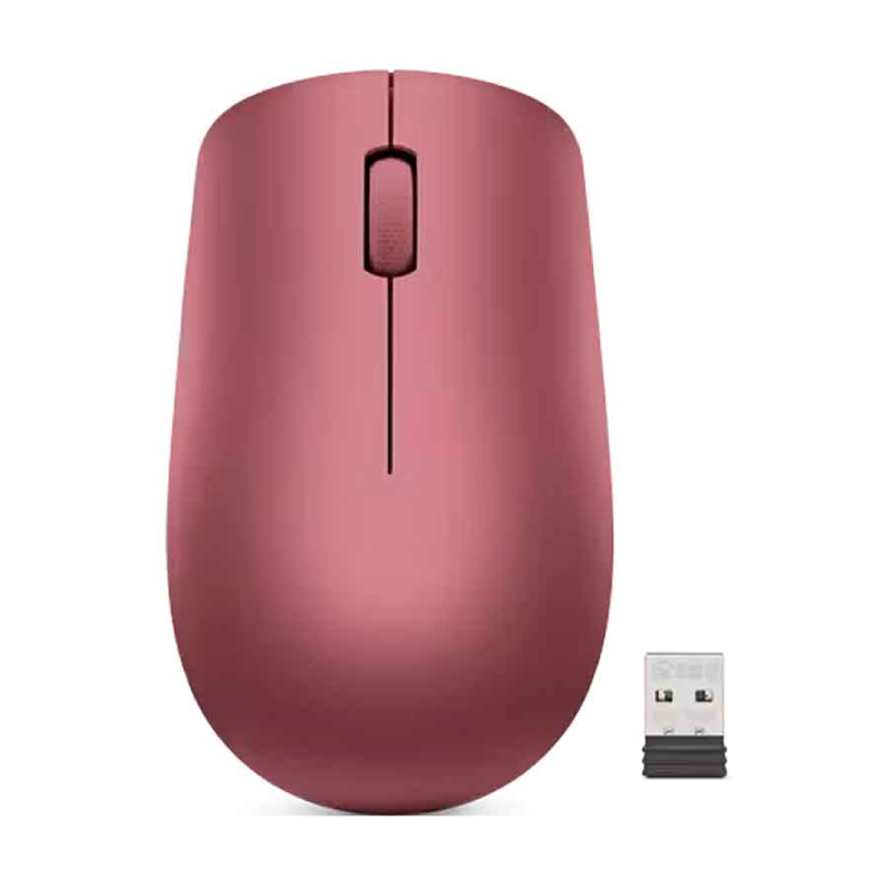 Lenovo 530 Wireless Mouse - Dark Red