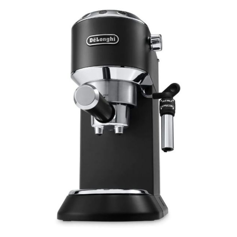 Delonghi Dedica Style Pump Espresso Coffee Machine, 15 Bar, EC 685.BK - Black