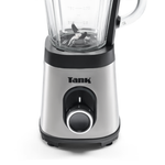 Tank Super Blender,1.5L Glass Jug , 900ml BPA Free Plastic Bottle, 800 Watts, YB-S62k - Black